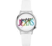 Reloj GUESS Mujer (Piel - Blanco)