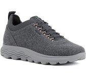 Geox Mujer/Señora Spherica Entrenadores 4 UK cool gris