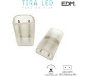 Conector EDM Recto Para Dos Tiras Led