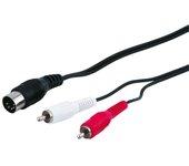 Cable de Audio GOOBAY (1.5 m - Negro)