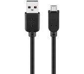 Cable USB 2.0 A MicroUSB 0,15m