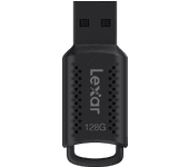 Memoria USB LEXAR JUMPDRIVE V400 (Negro - 128 GB)