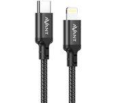 Avant Cable 1M PD 20W 3A TIPO C A LIGHTNING TRENZADO - CARGA RAPIDA - FORCE EDITION