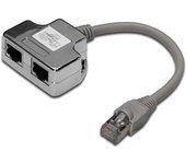 Cable de Red DIGITUS (RJ45 - 19 cm - Gris)