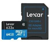 Lexar Micro SDHC 64GB Class 10 LMS0633064G-BNNNG