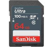 sandisk ultra 64gb sdxc mem card 100mb s