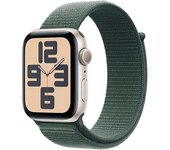 Apple Watch SE GPS 44mm Caja de Aluminio Blanco Estrella con Correa Loop Deportiva Verde Lago