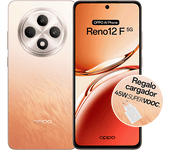 Móvil - OPPO Reno 12 F 5G, Amber Orange, 256 GB, 8 GB RAM, 6.67" AMOLED Full HD+ 120 Hz, Mediatek Dimensity 6300 5000 mAh, Android