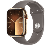 Apple Watch Series 9 45 mm Digital 396 x 484 Pixeles Pantalla táctil 4G Oro Wifi GPS (satélite)