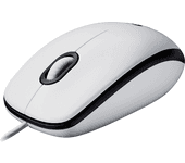 logitech mouse m100 - white -