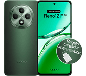 Móvil - OPPO Reno 12 F 5G, Black Green, 256 GB, 8 GB RAM, 6.67" AMOLED Full HD+ 120 Hz, Mediatek Dimensity 6300 5000 mAh, Android