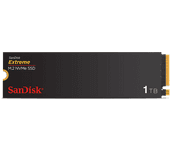 Disco duro SSD interno 1TB - SanDisk Extreme® M.2 NVMe SSD, Hasta 5150 MB/s lectura, Interfaz PCIe® Gen4, Negro