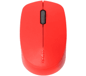 Ratón RAPOO M100 Silent (Bluetooth - Óptico - 1300 dpi - Rojo)