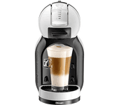 Cafetera de cápsulas - Nescafé Dolce Gusto De'Longhi MiniMe EDG305.WB,1460W, 0.8L, 15bar, Sistema Thermoblock, Apagado automático, Selector café