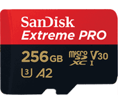 ext pro microsdxc 256gb+sd 200mb s