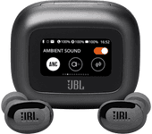 Auriculares True Wireless - JBL Live Buds 3, 40 h Autonomía, Conexión Multipunto, IP55, Black