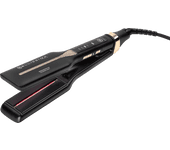 Plancha de pelo - Bellissima Absolute, Cerámica, 90W, 230°C, Protección Sobrecalentamiento, 4 Niveles Temperatura, Negro