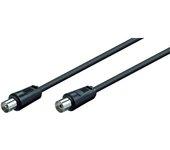 11564 cable coaxial 10 m Negro