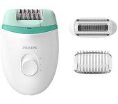 Philips Satinelle Essential Depiladora compacta para piernas + 2 accesorios