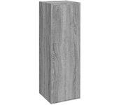 Mueble para TV Sonoma gris 30,5x30x90 cm Madera multicapa