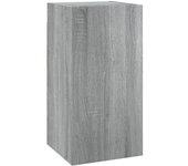 Mueble para TV Sonoma gris 30,5x30x60 cm madera multicapa