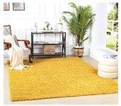 Surya Alfombra shaggy moderna amarillo 200x290