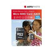 AgfaPhoto 64GB MicroSDXC Clase 10