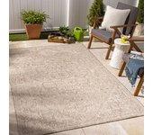 Surya alfombra exterior/interior efecto yute beige/marfil160x213