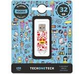 Tech One Tech Emojitech Corazón Ojos 32Gb