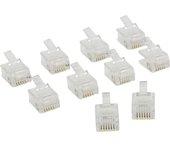 Goobay Conector RJ12 Transparente Pack 10 Unidades