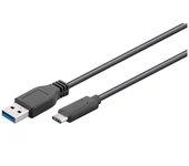 Cable USB GOOBAY (USB-C - USB-C - 50 cm - Negro)