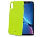 Celly Shock Funda Silicona Amarilla para iPhone XR