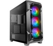 caja antec  df600 flux rgb negro