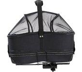 Cesta Bicicletas, Portaequipajes Ancho 29x49x60 cm, Negro