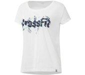 Camiseta de crossfit reebok floral easy crossfit