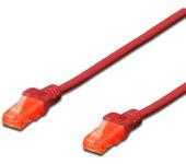 Cable de Red UTP RJ45 Cat 6 1m Rojo