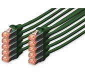 Digitus Cable de Red S-FTP Cat. 6 LSZH 1m Verde 10 Unidades