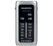 Radio portátil daewoo dw1129/ plata