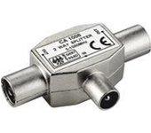 Goobay CA 1008 Coaxial 2xCoaxial Plata