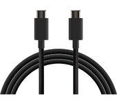 Ksix Cable USB-C a USB-C 1m Negro