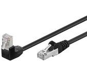 Goobay 94187 cable de red 1 m Cat5e F/UTP (FTP) Negro