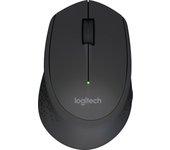 Ratón LOGITECH M280 (Inalámbrico - Óptico - 1000 dpi - Negro)