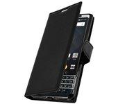 Funda libro billetera para BlackBerry Keyone - Negra