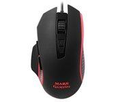 Ratón Gaming MARS GAMING MM018 (4800 dpi - Negro)