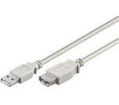 Goobay USB Verl AA 300 HiSpeed 2.0 3m cable USB USB A Gris