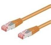 Goobay CAT 6-5000 SSTP PIMF 50.0m cable de red 50 m Naranja