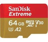 SanDisk Sandisk 64GB Extreme microSDXC memoria flash Clase