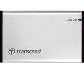 Transcend StoreJet 25S3 2.5 pulgadas pulgadas Plata USB con suministro de corriente