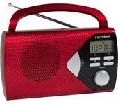 Radio portátil Metronic rojo 477201