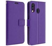 Funda Samsung Galaxy A40 AVIZAR Vintage Wallet Violeta